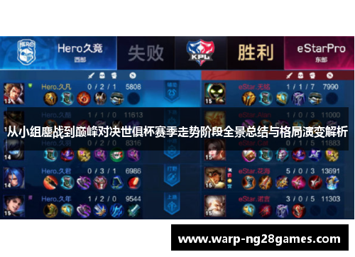 从小组鏖战到巅峰对决世俱杯赛季走势阶段全景总结与格局演变解析